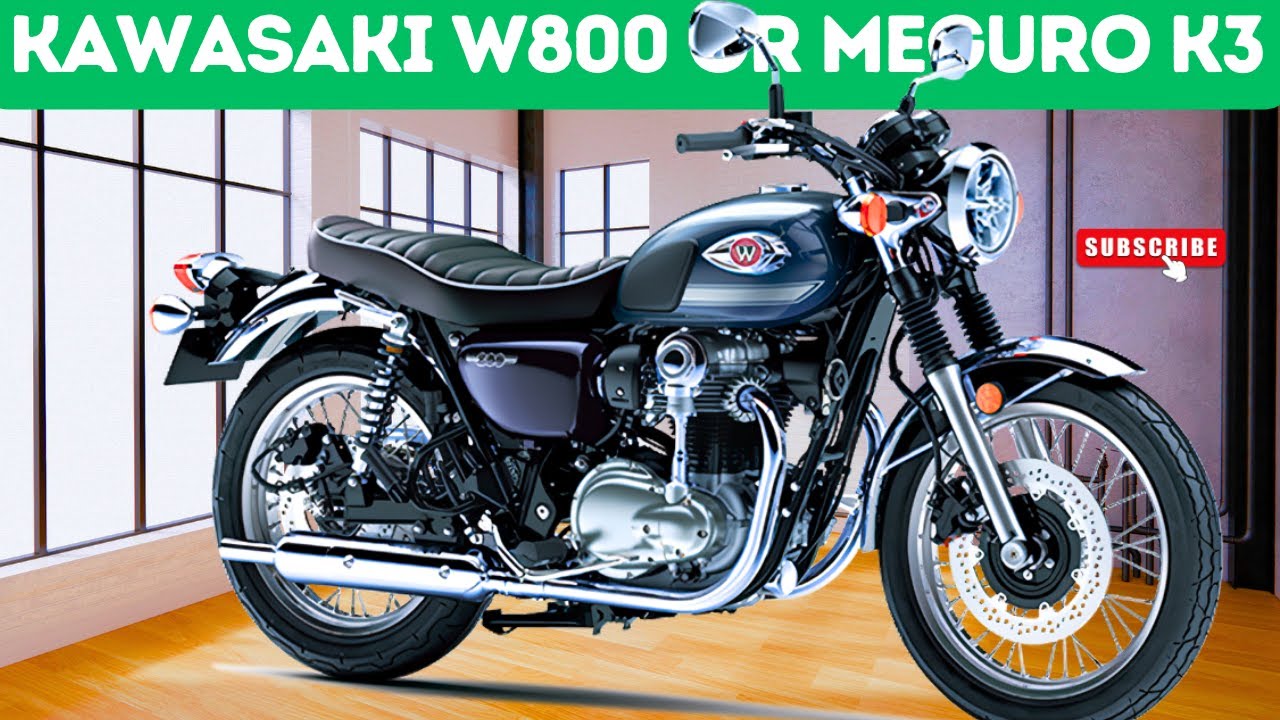Kawasaki W800 or Meguro K3? Unveiling the 2024 Retro Twin - YouTube