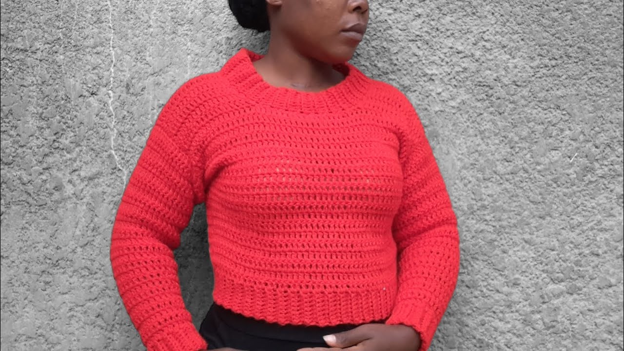 kuboha umupira wimbeho|crochet sweater for beginners - YouTube