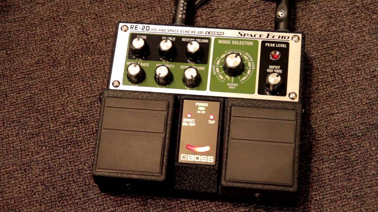 Boss RE-20 Space Echo Demo - YouTube
