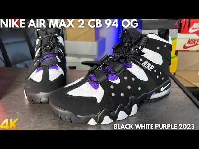 Nike Air Max 2 CB 94 OG Black White Purple On Feet Review - YouTube