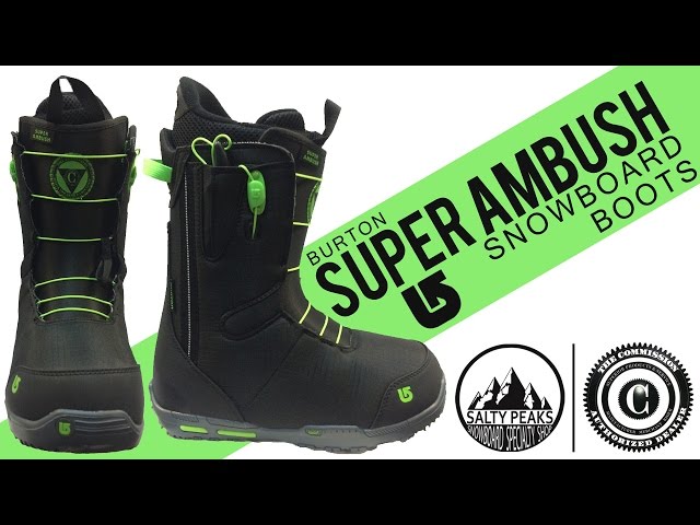 2015 Burton Super Ambush Snowboard Boot Review - YouTube