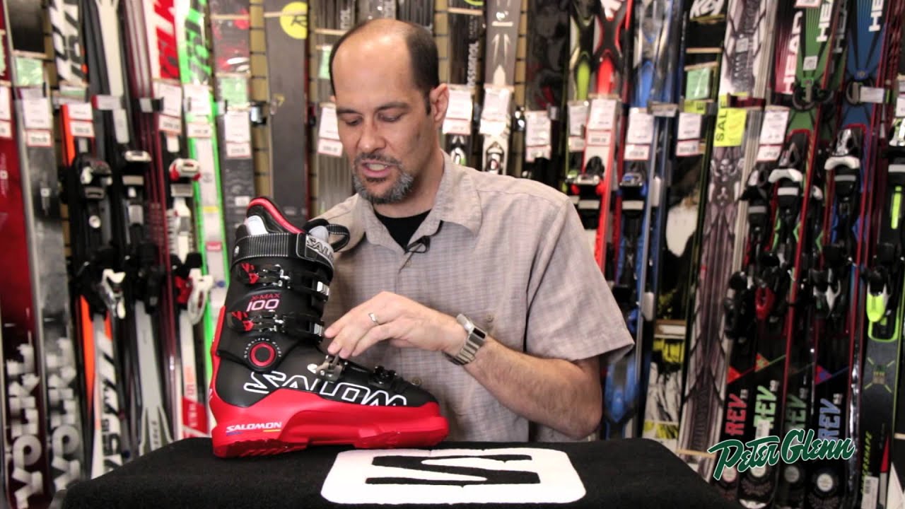 2014 Salomon Men's X Max 100 Ski Boot Review by Peter Glenn - YouTube
