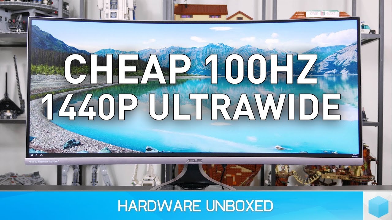 Asus MX34VQ: Cheap 100Hz 1440p Ultrawide Monitor! - YouTube