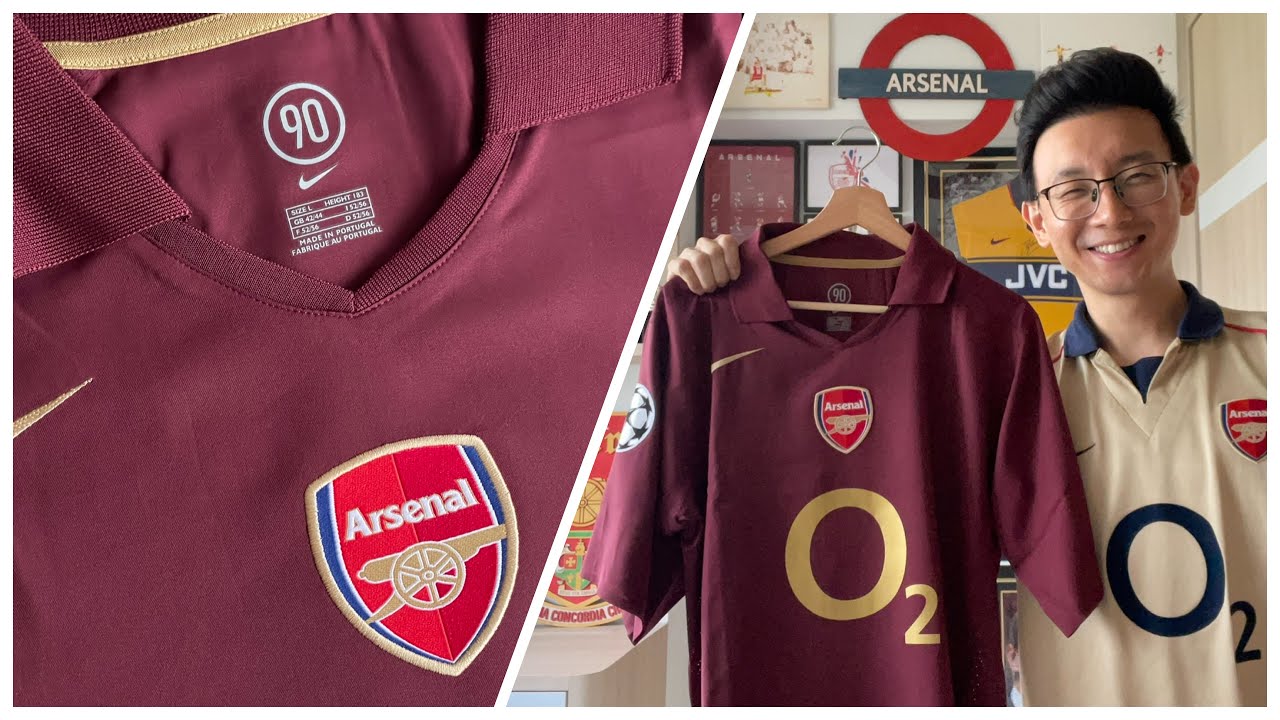 Unboxing Match/Player Issue Arsenal 2005/06 Home Champions League