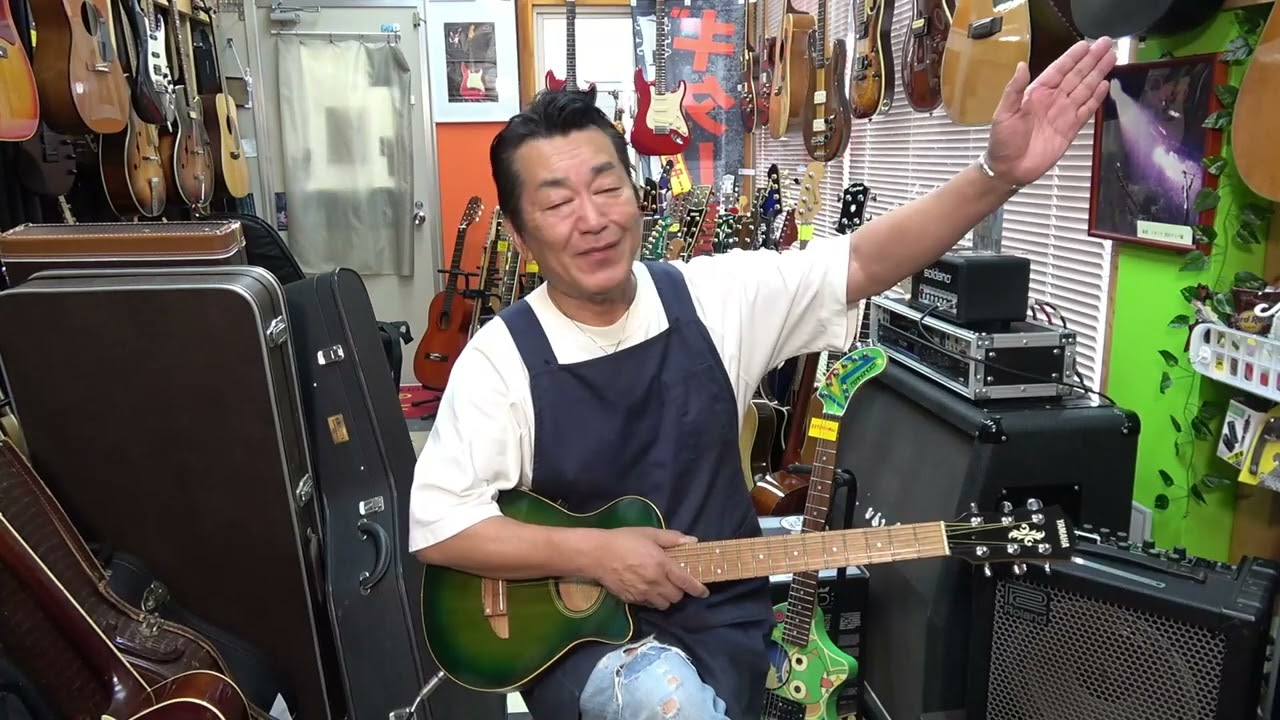 YAMAHA APX-1A ヤマハのトラベルギター エレアコです！ - YouTube