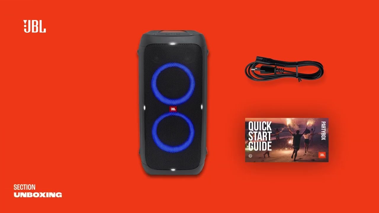 How to connect 2 JBL PARTYBOX Speakers - YouTube