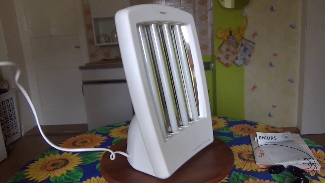 Funktionsprüfung- Philips HB 172 Gesichtsbräuner - YouTube