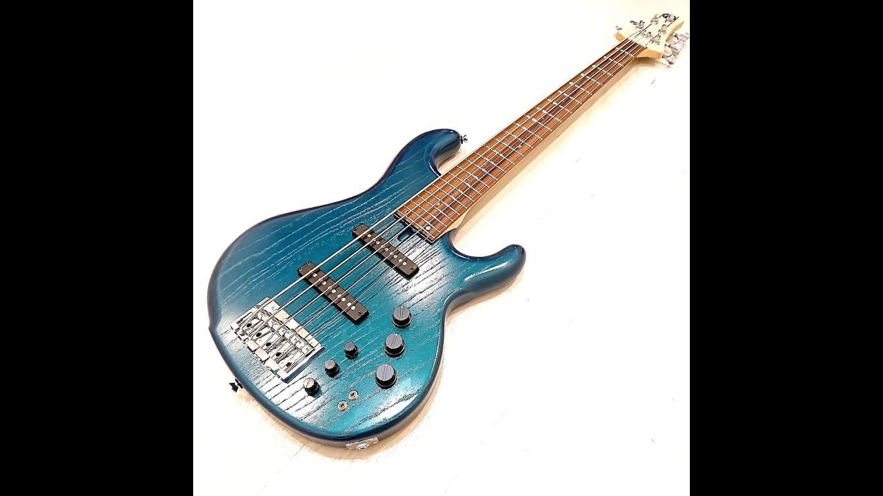 High End Japanese Basses: dragonfly CS5 Titan Peacock Blue BASS