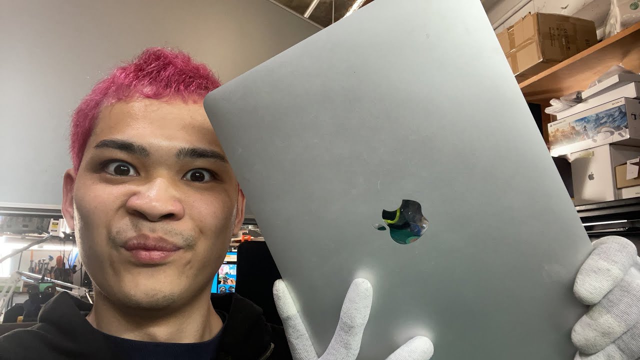 MacBook Air 2020 M1 13インチ A2337 バッテリー交換修理 - YouTube