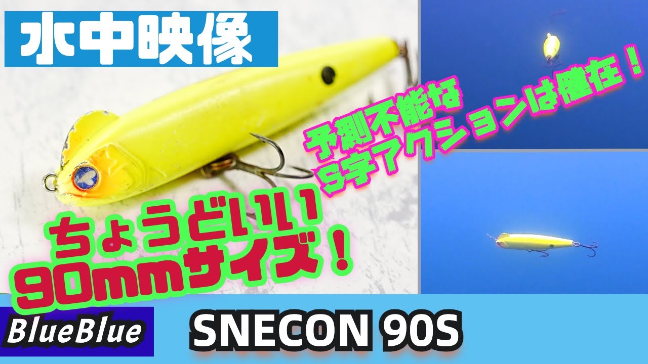 水中映像】スネコン90Sを投げれば、スレた状況でもひとり勝ちできます