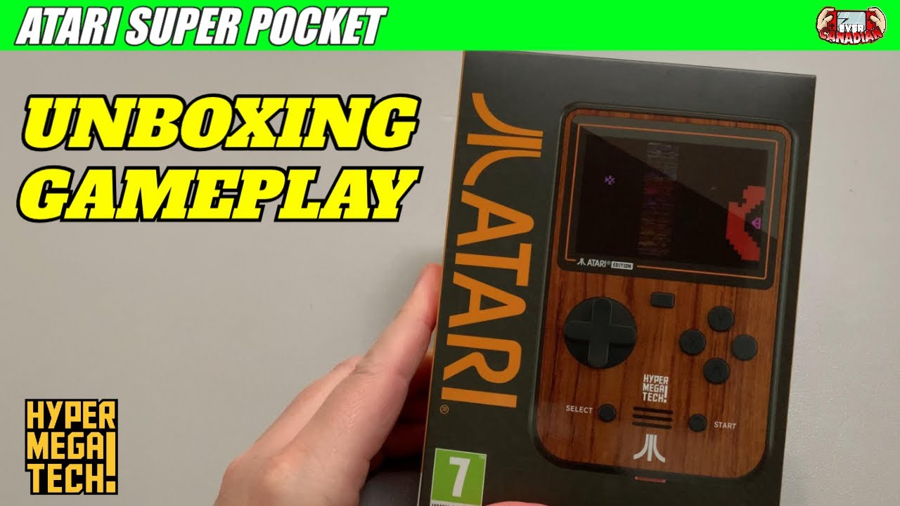 Atari Super Pocket by Evercade - Unboxing and Review - YouTube