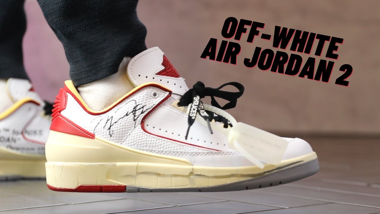 Air Jordan 2 Low x Off-White™White and Varsity Red Review + On