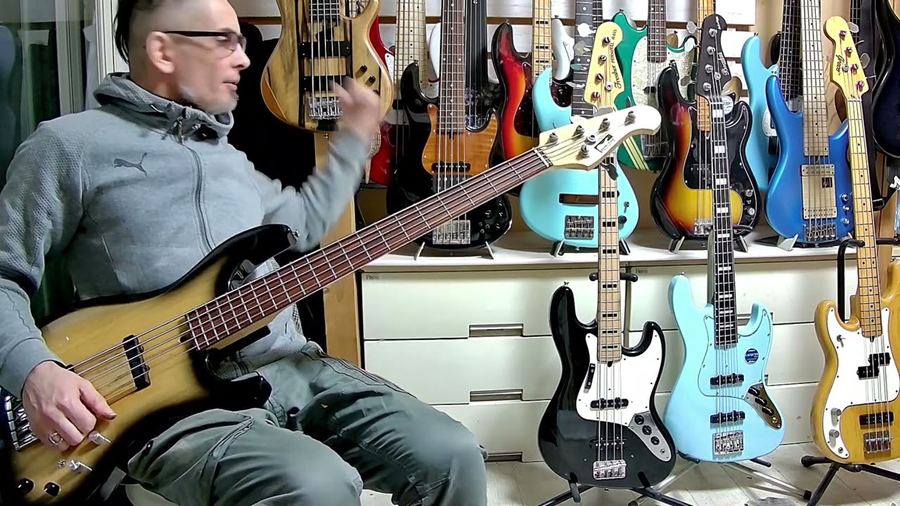 High End Japanese Basses; System Craft Sound Trade Custom Jazz