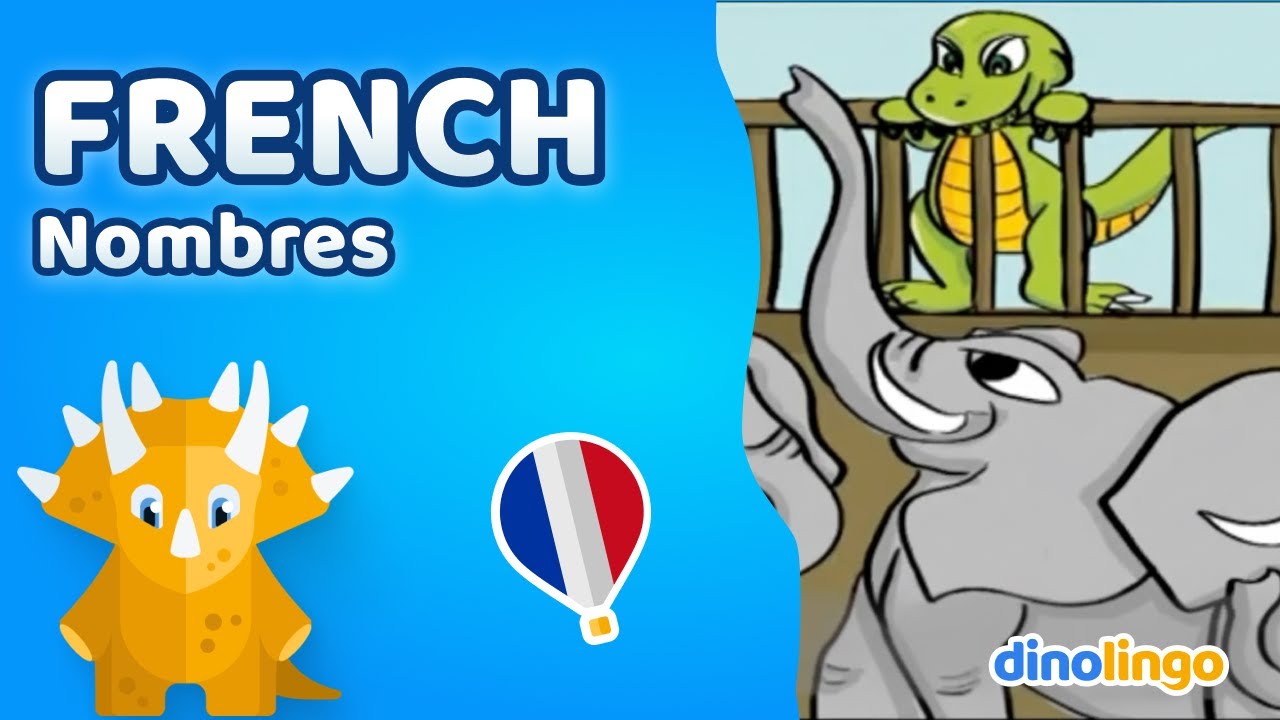 French Books for kids - Numbers storybook - Learn French for kids
