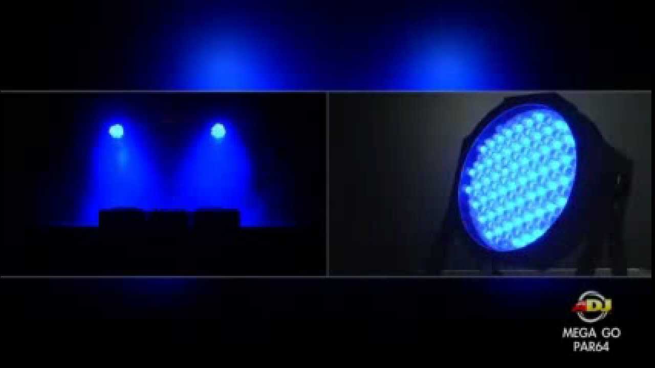 AMERICAN DJ / LEDパーライト MEGA GO PAR64 - YouTube