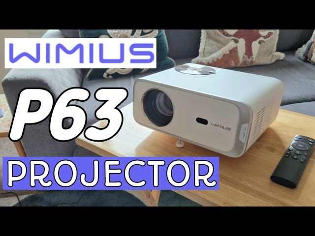 Wimius P63 1080P Projector - YouTube
