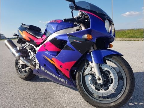 ZXR 750 L mod. 1995 drive around - YouTube