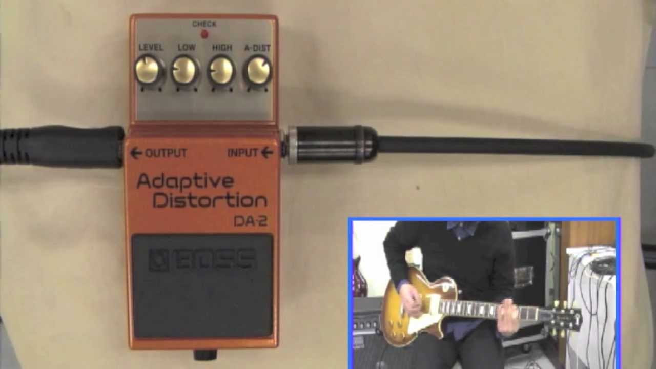 試奏動画】BOSS DA-2 Adaptive Distortion ギターエフェクター - YouTube