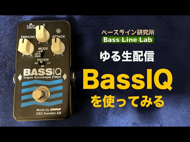 ファンクな音色】EBS BASSIQを使って遊んでみよう：ゆる生配信 - YouTube