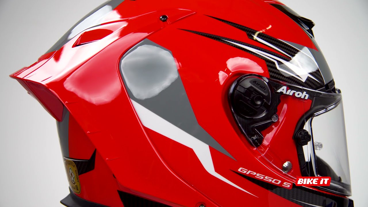 Airoh GP550S Full Face Helmet Features Showcase - YouTube