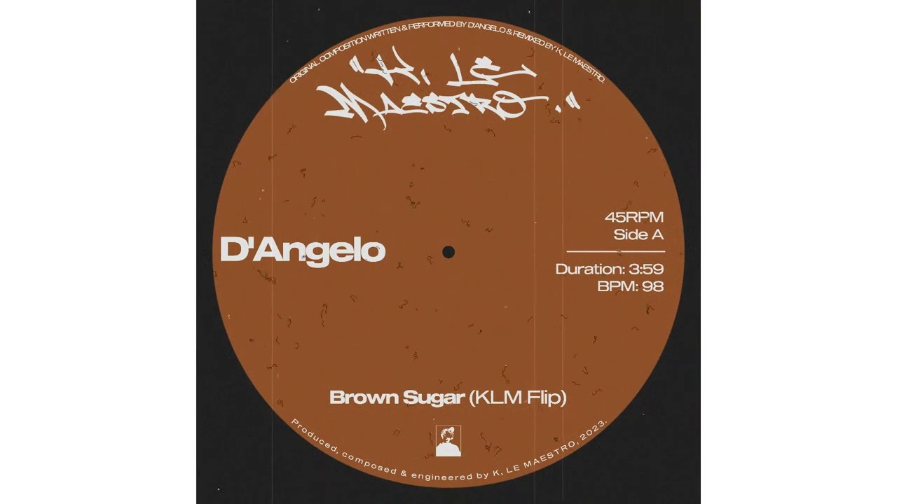D'ANGELO – BROWN SUGAR (KLM FLIP) - YouTube