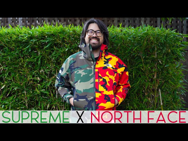 Supreme x North Face SPLIT Taped Seam Shell Jacket! Bape Knockoff