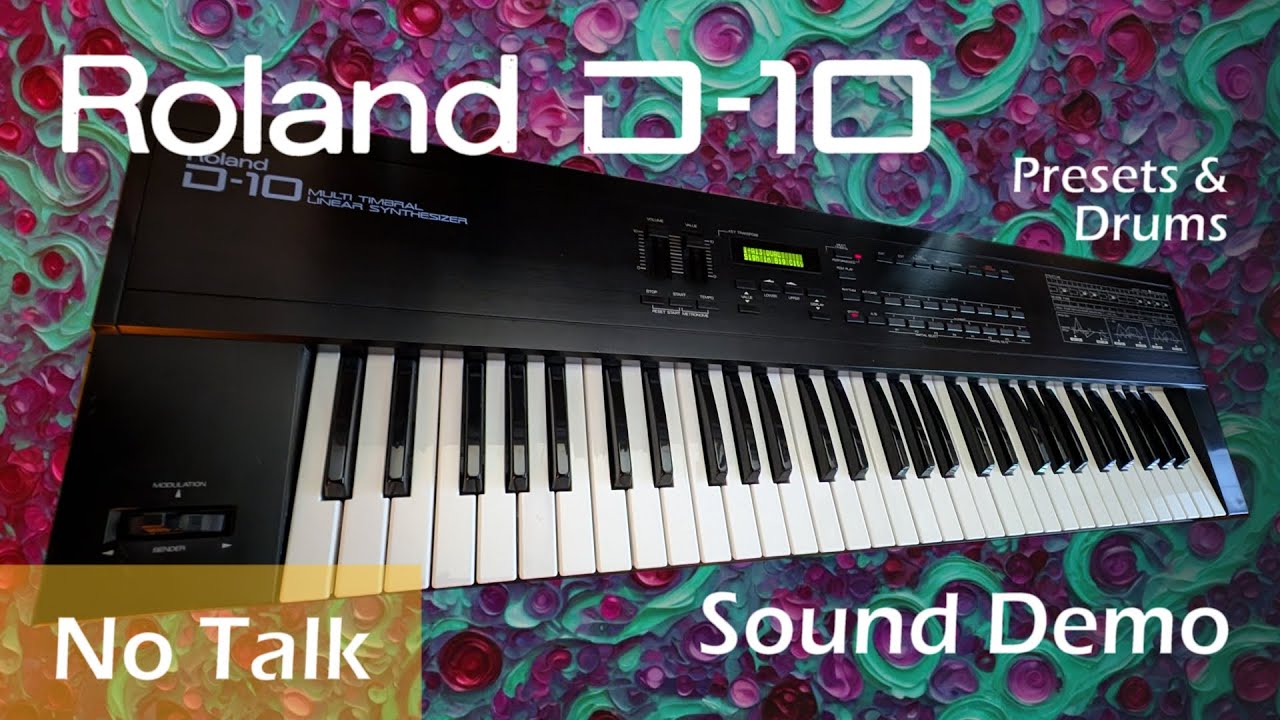 Roland D10 - Part 3 - Presets Sound Demo - No Talking - YouTube