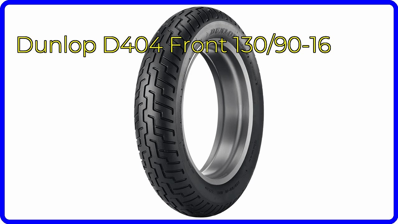 REVIEW (2026): Dunlop D404 Front 130/90-16. First Look. - YouTube