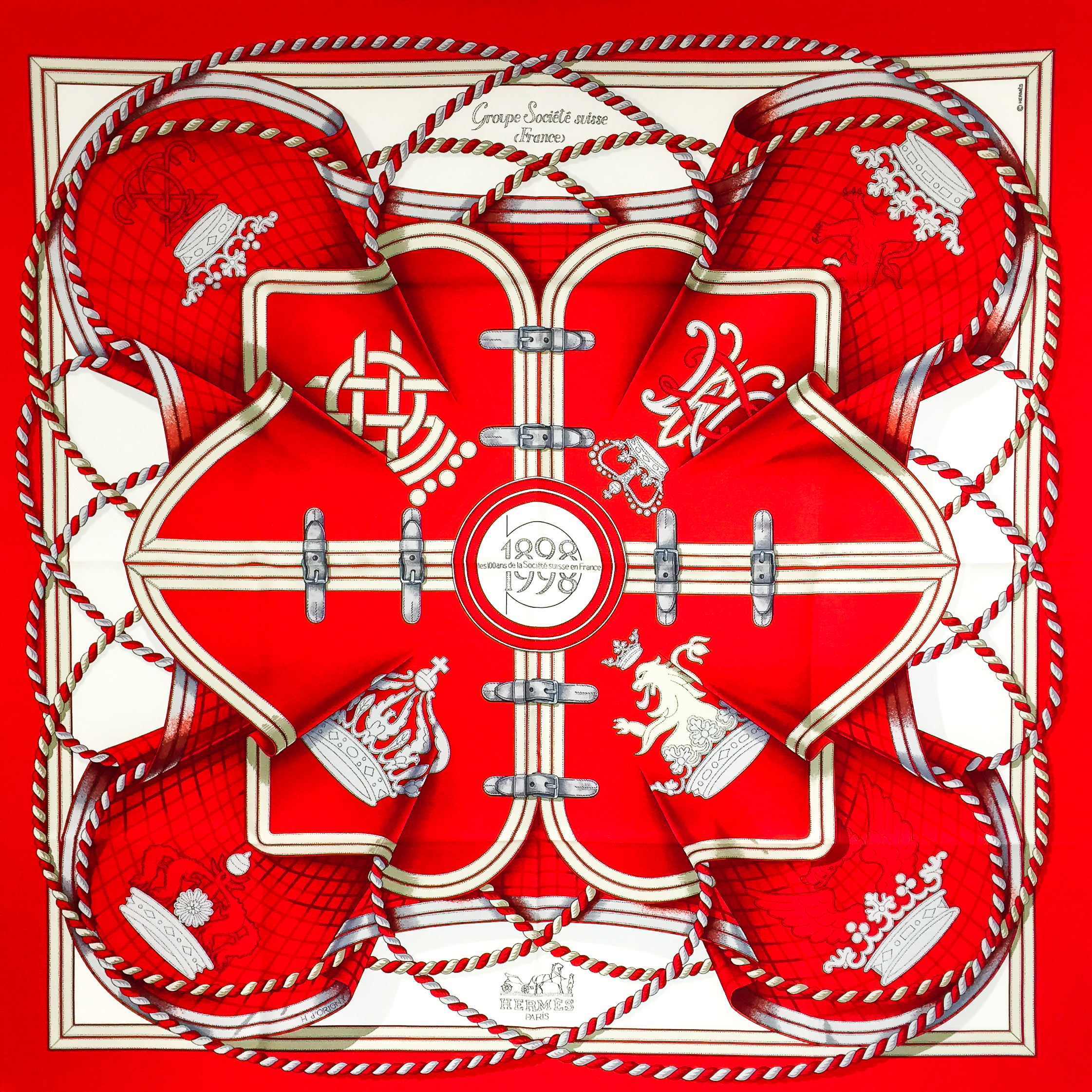 Grande Tenue Hermès Carré by Henri d'Origny – The World of Hermes