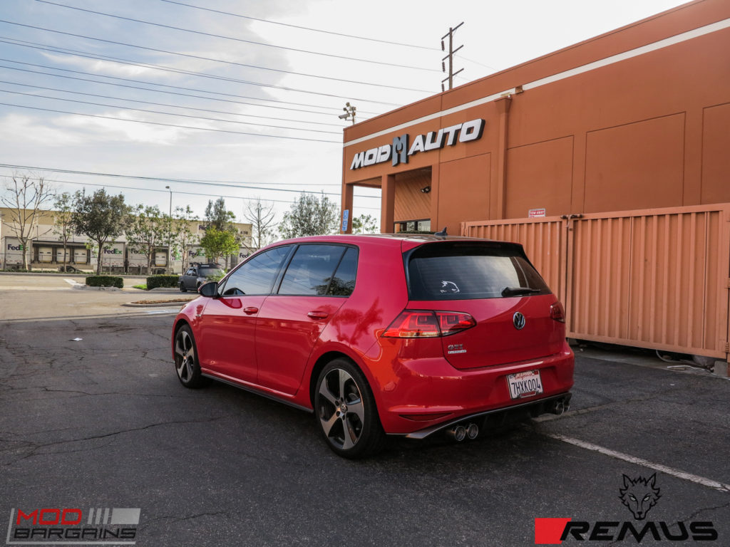 Quick Snap: Remus Quad Exhaust for VW Golf GTI Mk 7 @ ModAuto