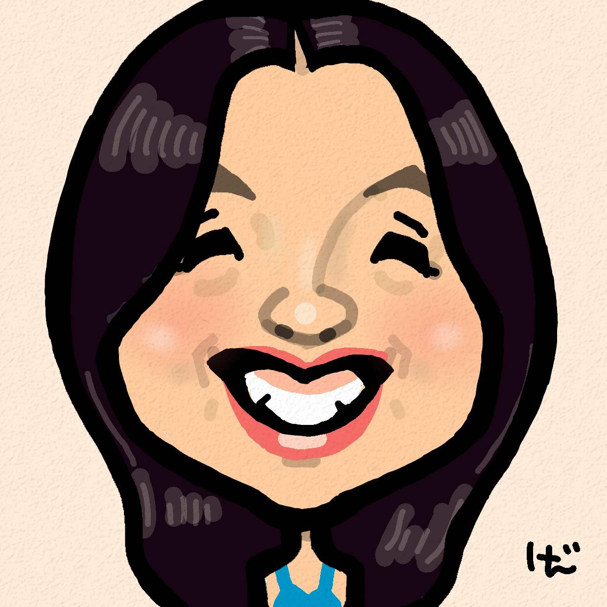 似顔絵元アイドル