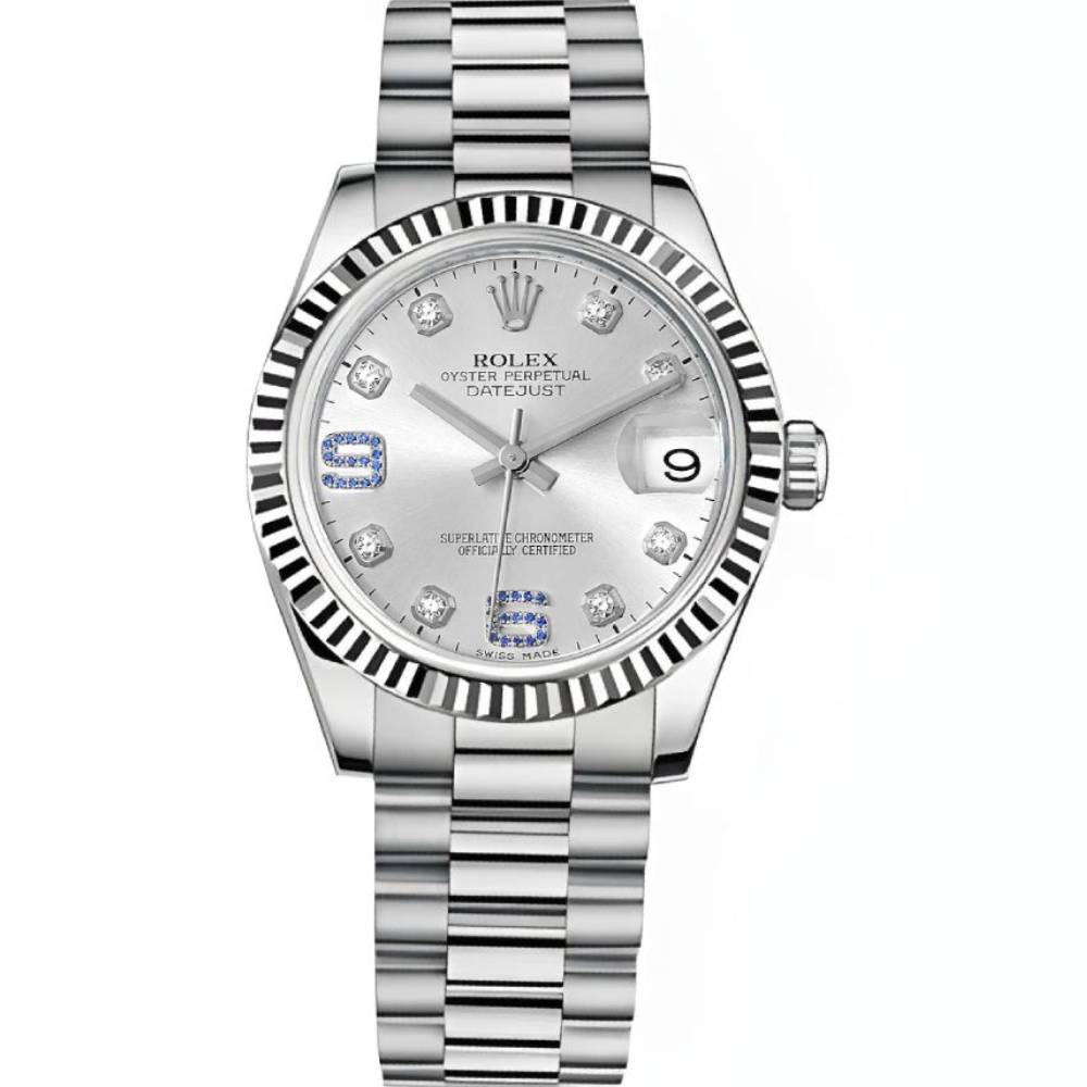 Rolex Datejust 178279D | Silver Dial President
