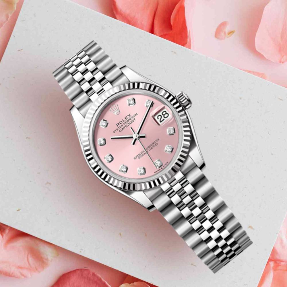 Rolex Datejust 278274-0032 | Pink Diamond Dial Jubilee