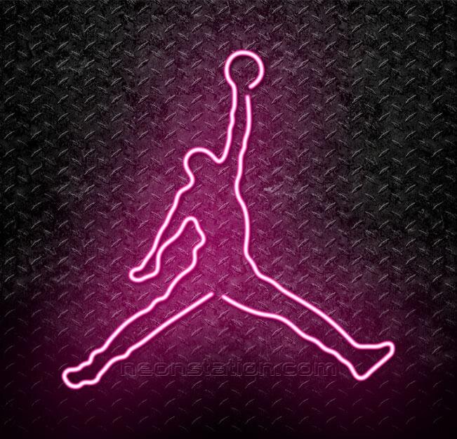 NBA Michael Jordan Jumpman 3D Neon Sign For Sale // Neonstation