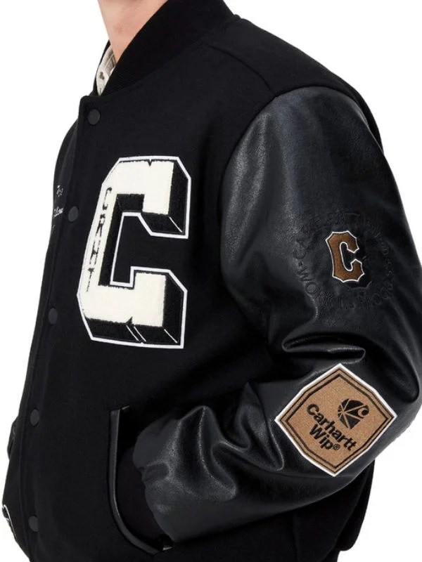 Carhartt Brown Ducks Bomber Jacket Black