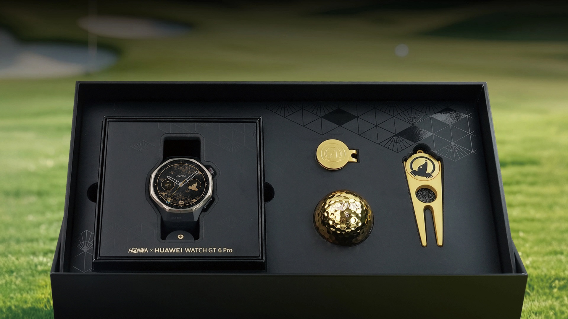 HONMA x Huawei Watch GT 6 Pro – Gold/Black - PDAPlaza
