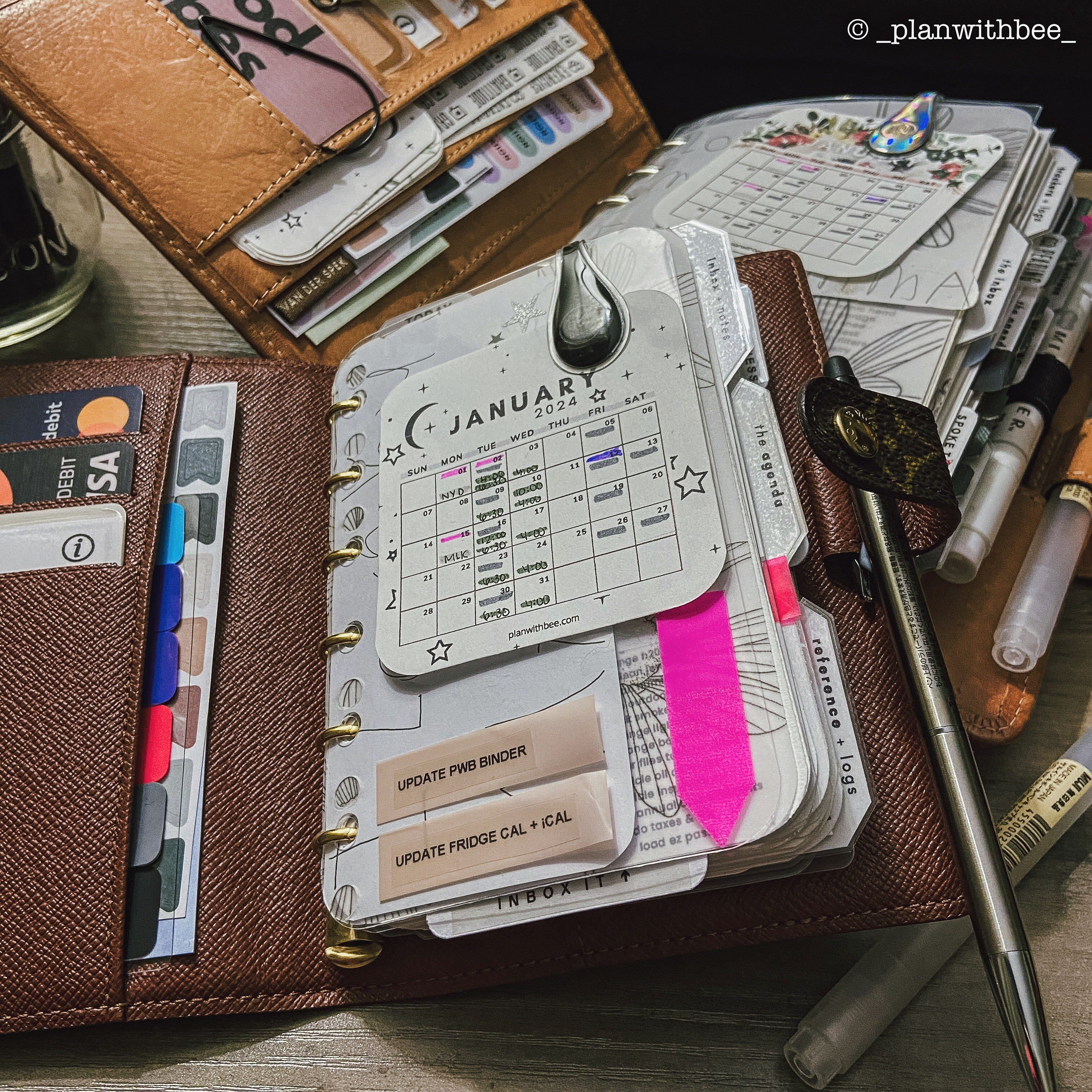 Louis Vuitton PM Agenda Flip + Planning System Details - Plan With Bee