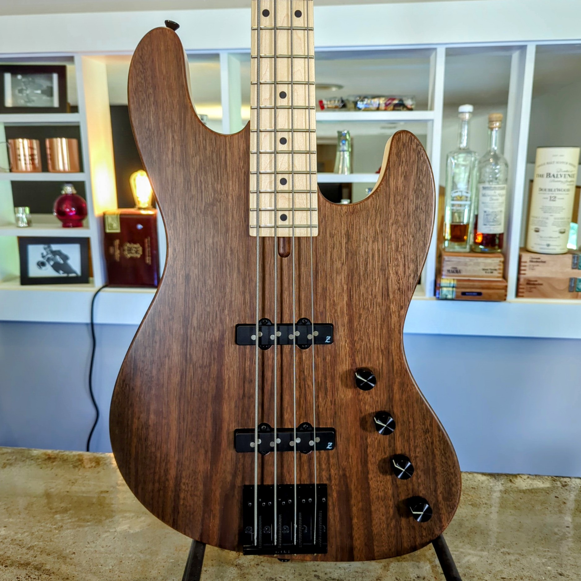 Atelier Z 4-String Bass: 30th Anniversary CLB-4 Walnut top, Ash