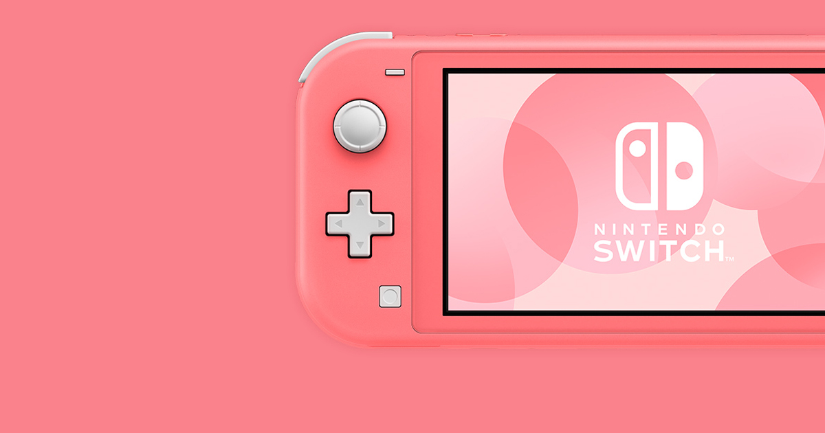 Switch Lite(スイッチライト)に春らしい新色登場！「Nintendo Switch