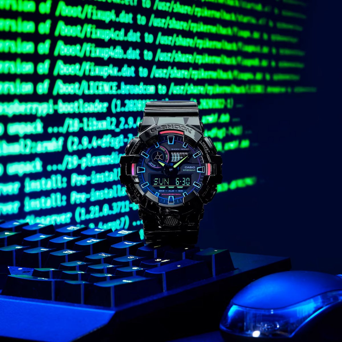 ゲーミングG-SHOCK誕生！ヴァーチャルな世界観をモチーフにした