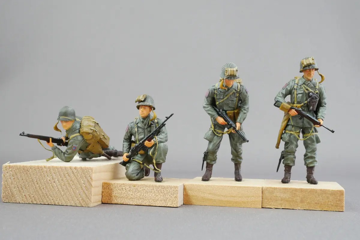 アメリカ軍空挺部隊 バーシティ作戦1945 ドラゴン 1/35 組立と塗装