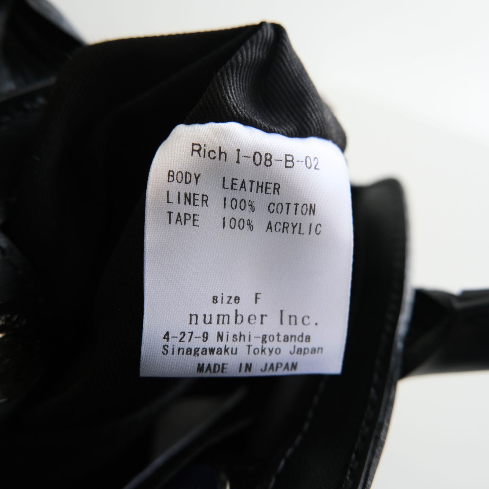 Rich I - P.RECTANGLE LEATHER HELMET BAG PLAY / ヘルメットバッグ