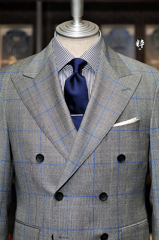 Bespoke Suit(オーダースーツ) ダブル6ボタン グレンチェック DRAPERS