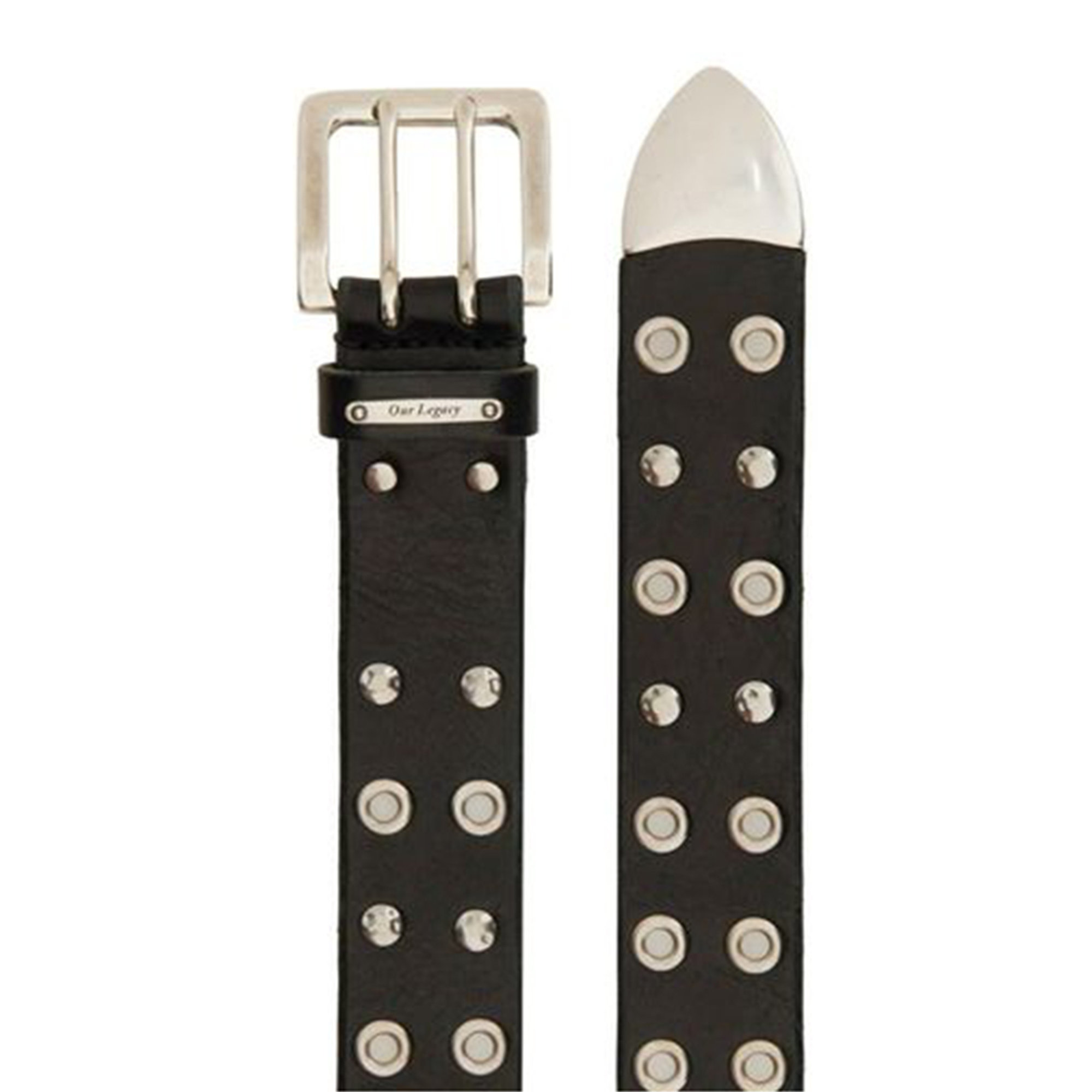 Belts Our legacy Studded Double Tongue Belt A2258dfl of Moda | Ventis