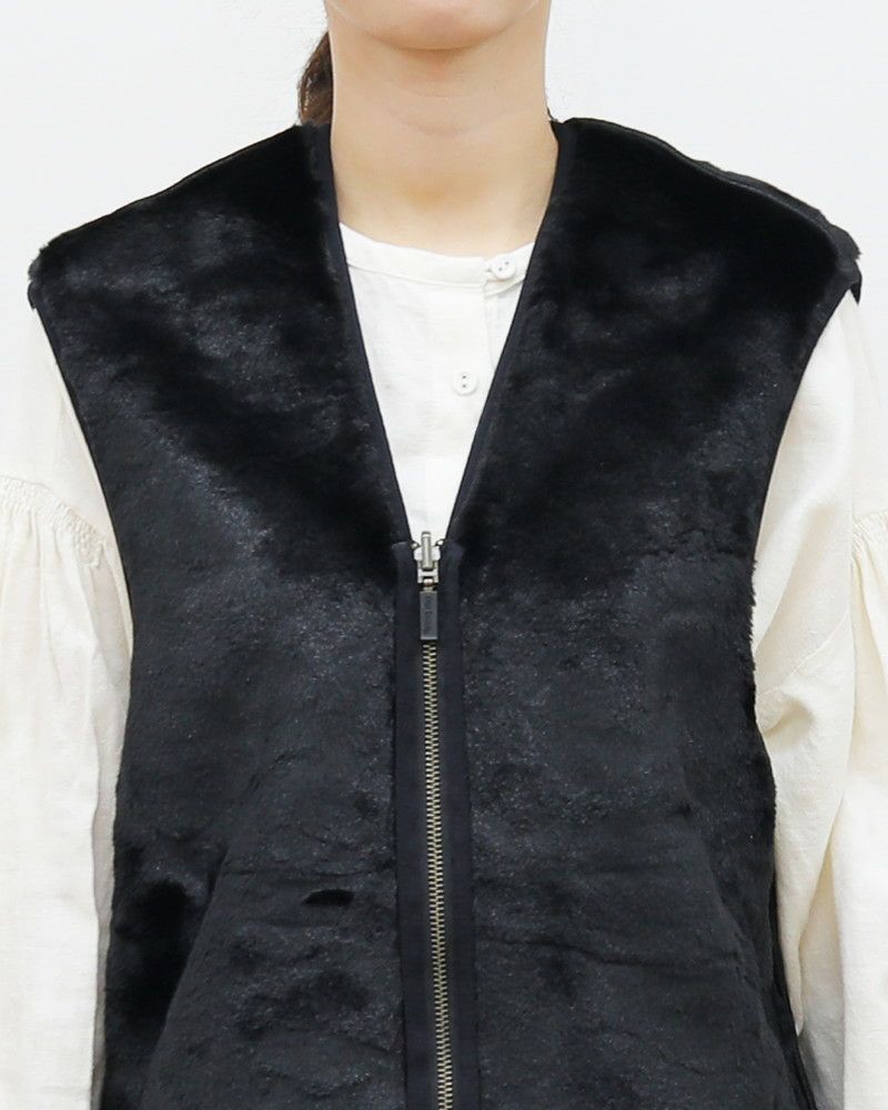 Barbour］WARM PILE ZIP-IN LINERベスト ブラック／バブアー ｜オン