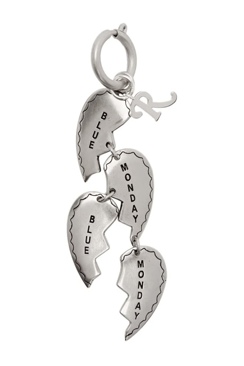 Raf Simons Black & Green Double Cherry Charm Keychain | Hypebeast