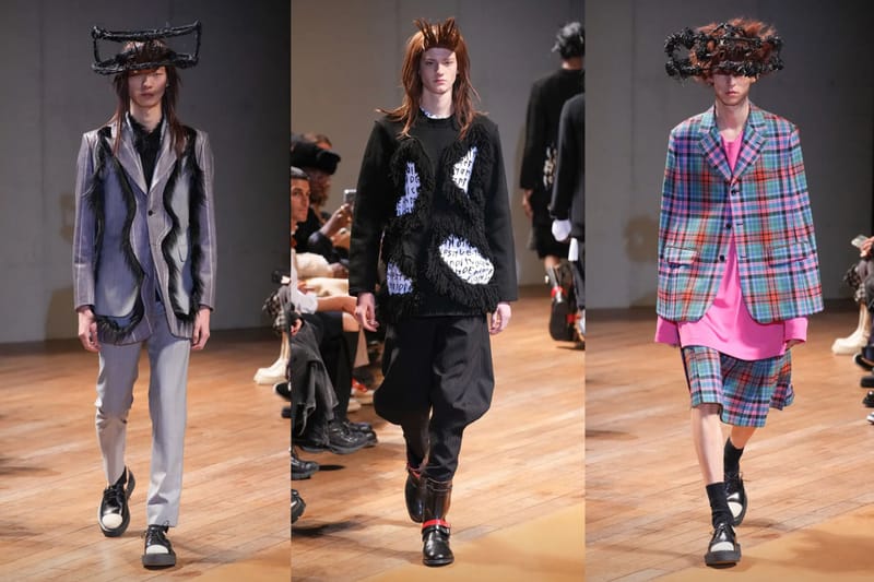 COMME des GARÇONS HOMME PLUS FW23 Relies on Deconstruction and
