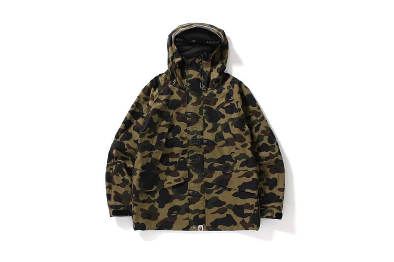 ア ベイシング エイプよりGORE-TEX®採用のカモ柄アウター2型が登場