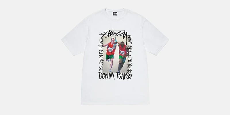 デニム ティアーズがステューシーとの最新コラボ Tシャツを発表