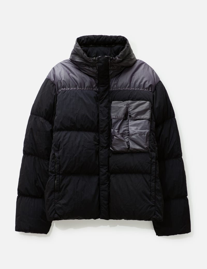 シーピーカンパニー - ECO CHROME-R MIXED GOGGLE DOWN JACKET | HBX